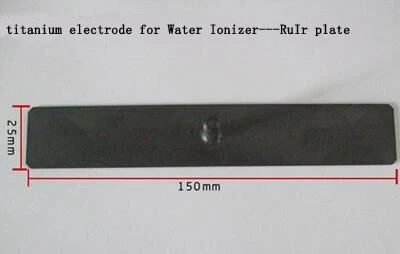 RuIr plate titanium electrode