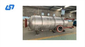 Tanque de almacenamiento de titanio para hipoclorito de sodio